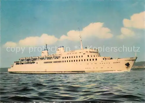 AK / Ansichtskarte Schiffe_Ships_Navires MS Sassnitz  