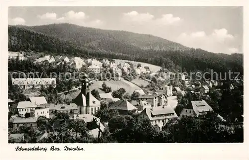 AK / Ansichtskarte Schmiedeberg _Dippoldiswalde Panorama Schmiedeberg 