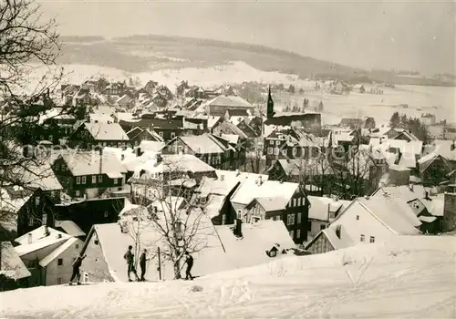 AK / Ansichtskarte Schmiedefeld_Rennsteig Winterlandschaft Schmiedefeld_Rennsteig