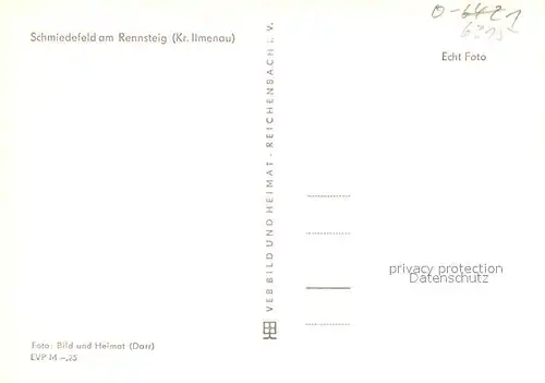 AK / Ansichtskarte Schmiedefeld_Rennsteig Winterlandschaft Schmiedefeld_Rennsteig