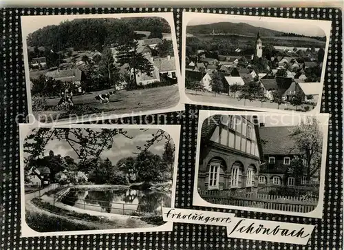AK / Ansichtskarte Schoenbach_Sachsen Teilansichten Schoenbach Sachsen