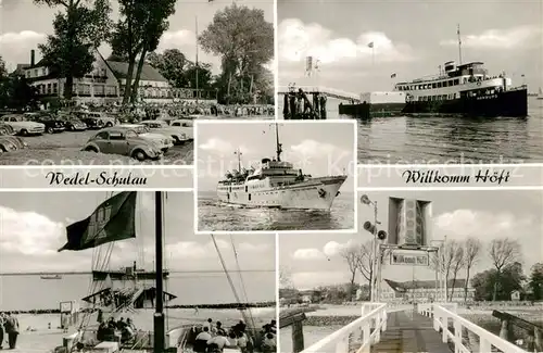 AK / Ansichtskarte Schulau_Wedel Willkomm Hoeft Hafen  Schulau_Wedel