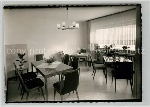 AK / Ansichtskarte Schuellar Gasthof Goebel Gastraum Schuellar