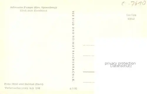 AK / Ansichtskarte Schwarze_Pumpe Kombinat Panorama Schwarze Pumpe