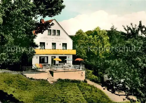 AK / Ansichtskarte Schwarzenbach_Wald Gasthof Zegasttal Terrassencafe  Schwarzenbach Wald