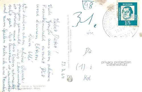 AK / Ansichtskarte Schwarzenbach_Wald Eisenbachtal Schwimmbad Bischofsmuehle Doebraberg Ortsansicht Frankenwald Schwarzenbach Wald