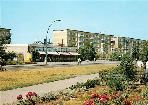 AK / Ansichtskarte Schwedt_Oder Kaufhalle Julian Marchiewski Ring Schwedt Oder