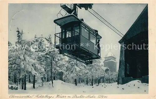 AK / Ansichtskarte Seilbahn Oberwiesenthal Fichtelberg  Seilbahn