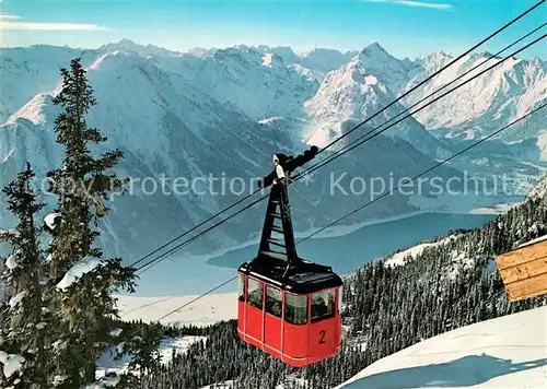 AK / Ansichtskarte Seilbahn Rofanbahn Maurach am Achensee Pertisau Karwendel Seilbahn