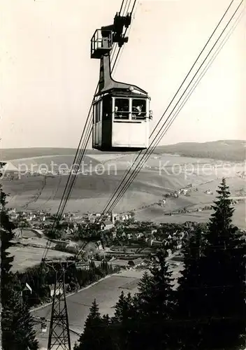 AK / Ansichtskarte Seilbahn Oberwiesenthal  Seilbahn