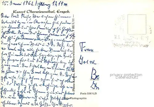 AK / Ansichtskarte Seilbahn Oberwiesenthal  Seilbahn