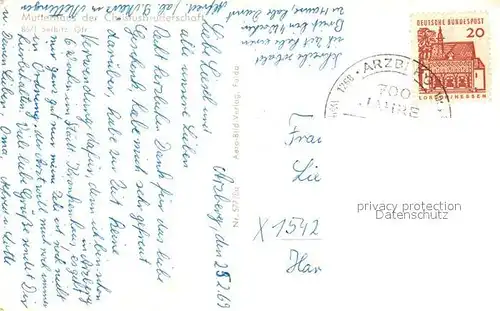 AK / Ansichtskarte Selbitz_Oberfranken Mutterhaus der Christusbruderschaft Selbitz Oberfranken