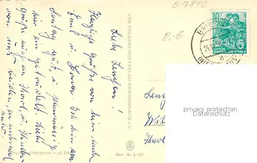 AK / Ansichtskarte Senftenberg_Niederlausitz Stadtpark Platz der Freundschaft HO Kaufhaus Senftenberg_Niederlausitz