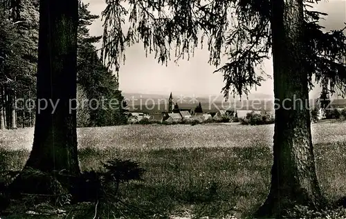 AK / Ansichtskarte Simmersfeld Ansicht vom Waldrand aus Simmersfeld