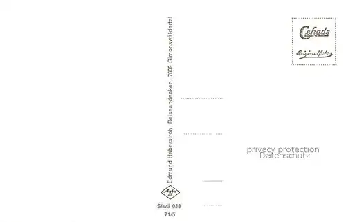 AK / Ansichtskarte Simonswaeldertal_Simonswald Blick zur Sebastianskirche Schwarzwald Kuehe 