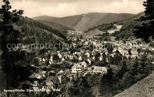 AK / Ansichtskarte Sitzendorf_Thueringen Panorama Sitzendorf Thueringen