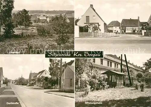 AK / Ansichtskarte Sitzenroda Oberdorf Dorfstrasse Erholungsheim Sitzenroda