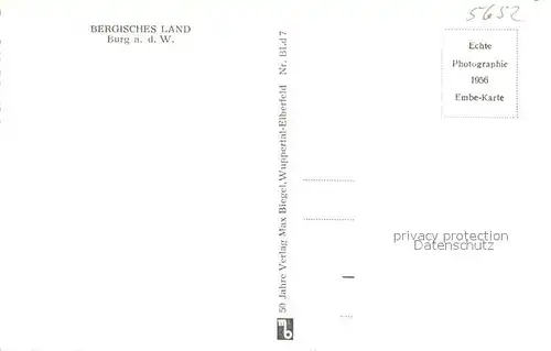 AK / Ansichtskarte Solingen Burg Panorama Solingen