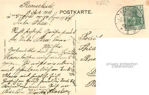 AK / Ansichtskarte Solingen Burg Panorama Solingen