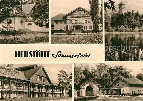 AK / Ansichtskarte Sommerfeld_Kremmen Hellmuth Ulrici Klinik Teilansichten Sommerfeld Kremmen