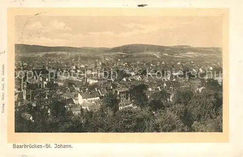 AK / Ansichtskarte St_Johann_Saarbruecken Panorama St_Johann_Saarbruecken