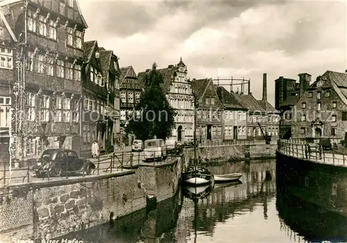 AK / Ansichtskarte Stade_Niederelbe Alter Hafen Stade Niederelbe
