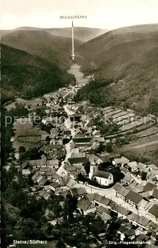 AK / Ansichtskarte Steina_Suedharz Fliegeraufnahme Steina Suedharz