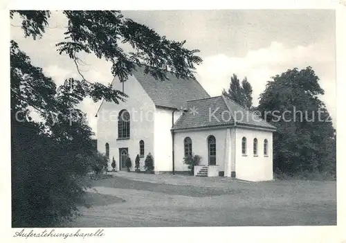 AK / Ansichtskarte Stellingen_Hamburg Auferstehungskapelle Stellingen Hamburg