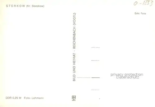 Storkow_Mark Stadtansichten  Storkow Mark