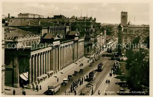 Strassenbahn Stuttgart Koenigsbau Schlossplatz 