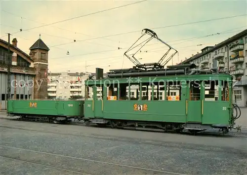 Strassenbahn Be 2 2 212 Depot Wiesenplatz Basel 