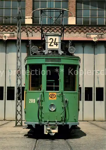 Strassenbahn Be 2 2 209 Depot Wiesenplatz Basel 