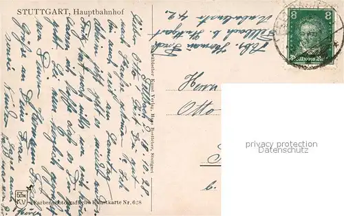 Strassenbahn Stuttgart Hauptbahnhof  