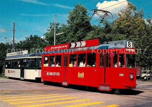 Strassenbahn Be 4 4 409 Bundesplatz Basel 