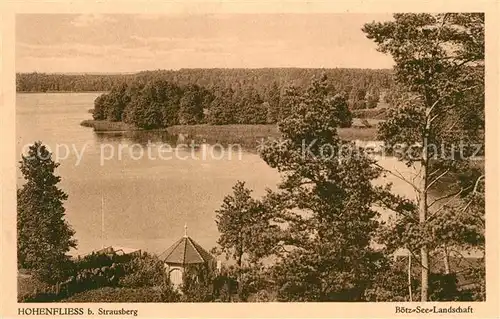 Strausberg_Brandenburg Hohenfliess Roetz See Landschaft Strausberg Brandenburg