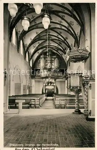 Strausberg_Brandenburg Marienkirche Altarraum Strausberg Brandenburg