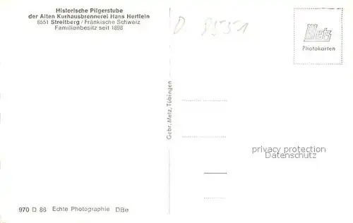 Streitberg_Oberfranken Historische Pilgerstube Alte Kurhausbrennerei Hans Hertlein Streitberg Oberfranken