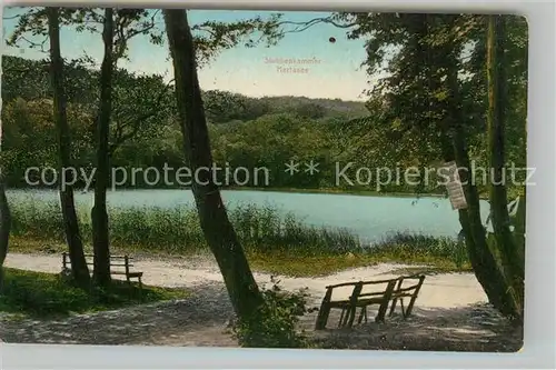 Stubbenkammer_Ruegen Uferpartie am Hertasee Stubbenkammer Ruegen