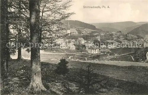 Stuetzerbach Panorama mit Kirche Stuetzerbach