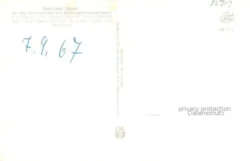 Toepen Panorama Zonengrenze Toepen