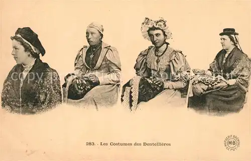 Trachten_Frankreich Costumes des Dentellieres  