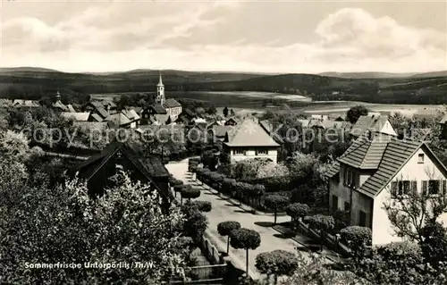 Unterpoerlitz Panorama Kirche Unterpoerlitz