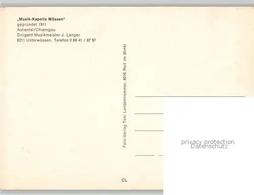 Unterwoessen Musikkapelle Woessen Unterwoessen