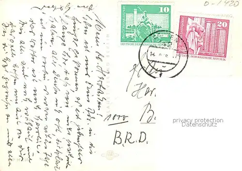 Velten Karl Marx Str Kulturhaus Feierabendheim Wilhelm Pieck AWG Wohnsiedlung Velten