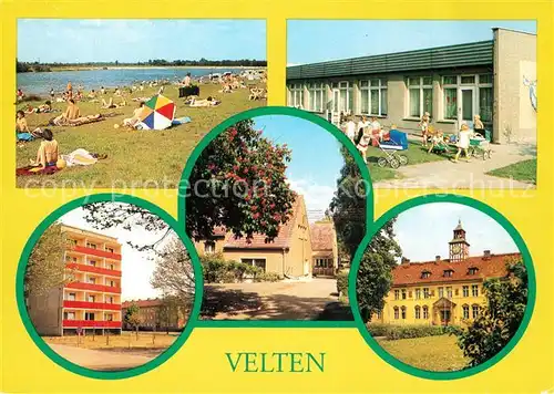 Velten Strand Kindergarten Wohnhaus Feierabendheim Wilhelm Pieck Rathaus Velten