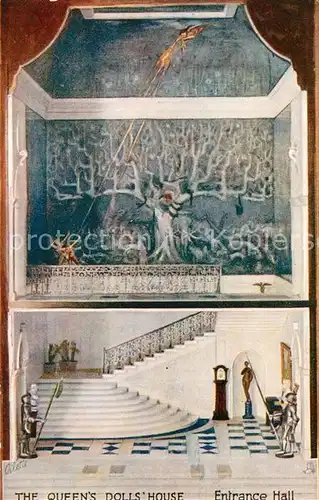Verlag_Tucks_Oilette_Nr. 4500 Queen s Dolls House Entrance Hall  