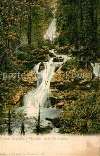 Walchensee Oberer Kesselberg Wasserfall Walchensee