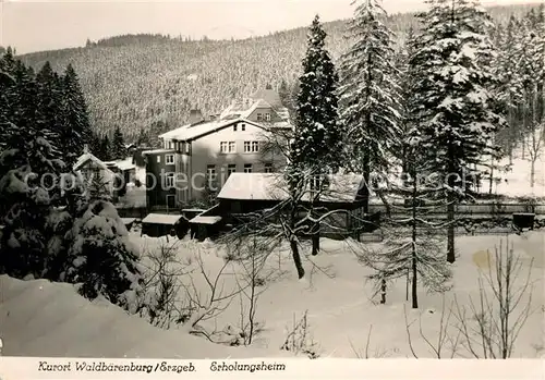 Waldbaerenburg Erholungsheim Winterlandschaft Waldbaerenburg