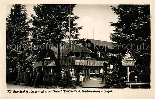 Waldidylle HO Fremdenhof Erzgebirgsbaude Waldidylle