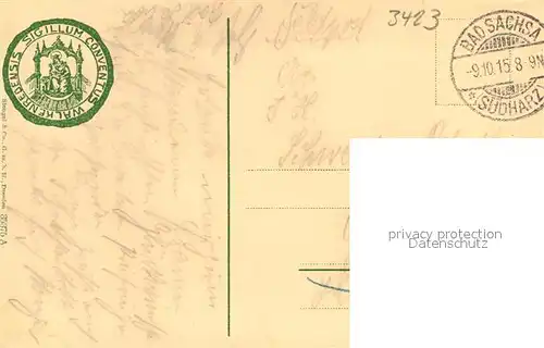 Walkenried Klosterruine Feldpost Walkenried